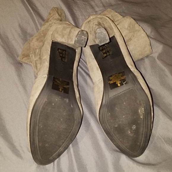 Express Faux Suede Booties - Picture 4 of 4